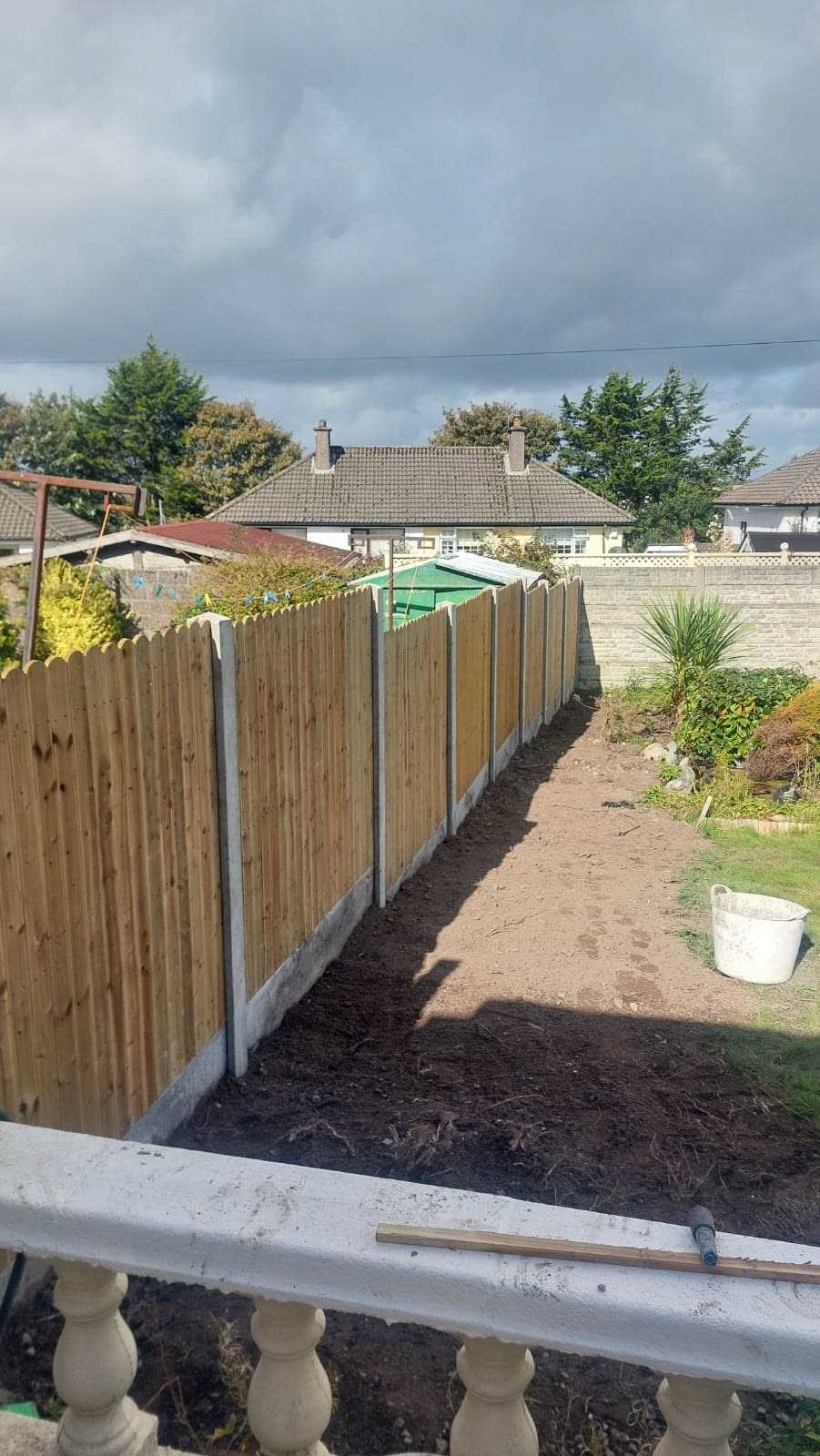 Fence Replacement in Co. Cork — by Hillview Landscapes