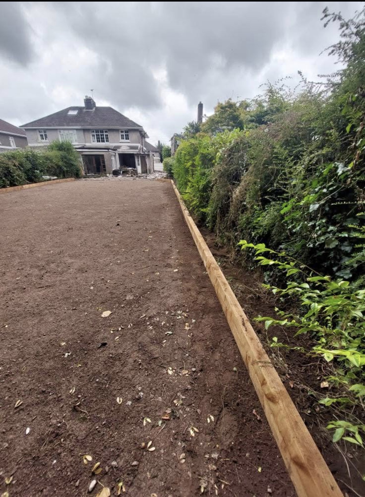 Landscaping work in Carrigaline, Cork by Hillview Landscapes